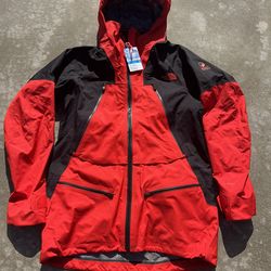 The North Face Steep Series DryVent Hooded Red Ski Jacket Size: Small