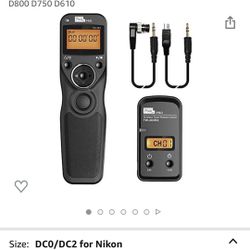 Remote Shutter Compatible For Nikon 