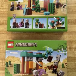 Lego Minecraft Set 21267 Desert Patrol  2/$20