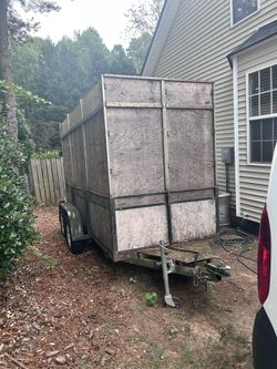 5X12 double axle trailer, new tires, firm, price, cash only