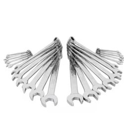 Kobalt 24 -Piece Set 12-point Metric and standard (SAE) Standard Combination Wrench (no case)