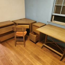 Office Desk, Chair & Furniture - Mid Century