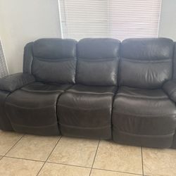 Leather Couch 
