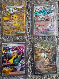 Pokemon Singles cards for sale (pricing below)