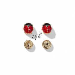 14k Gold Baby Earrings