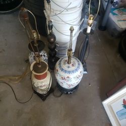 Vintage Lamps $20 Ech