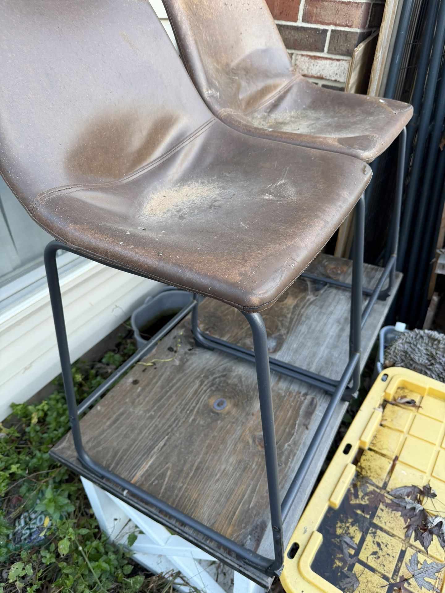 Free Faux Leather Stools