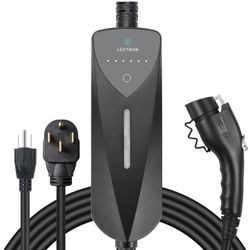 Lectron Level 1/2 (8A - 40A) J1772 Portable EV Charger - Dual-Level Electric Vehicle Charging Station with NEMA 14-50/5-15 Plug - Compatible with All 