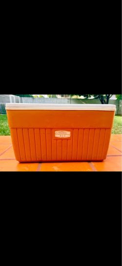 Thermos Vintage Orange Hard Cooler OFFERS WELCOME