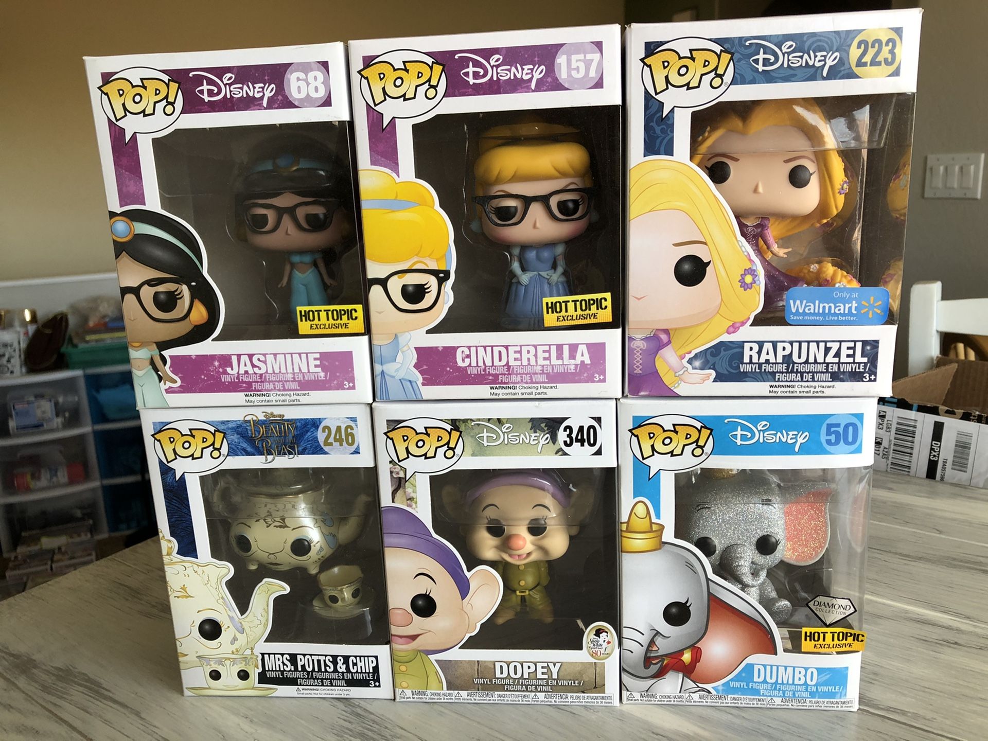 Funko Pop Assorted Disney