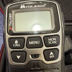 Midland X-Talker 4 Walkie Talkies Charger & Case