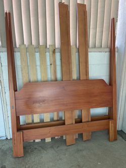 Queen Sized Maple Wood Bed Frame