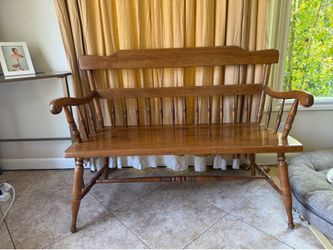Antique Wooden Bench - sturdy and timeless!