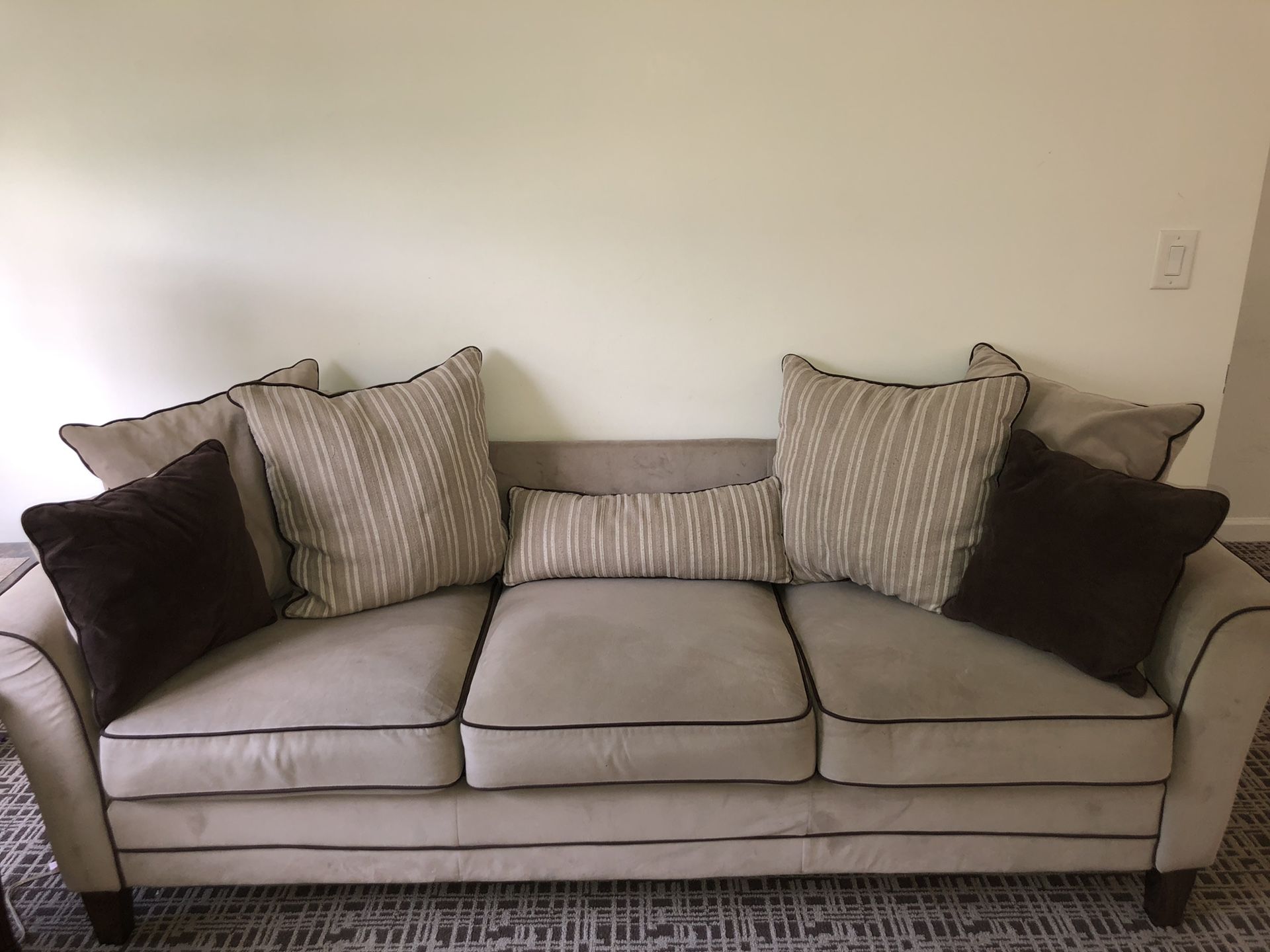 Sofa and love seat