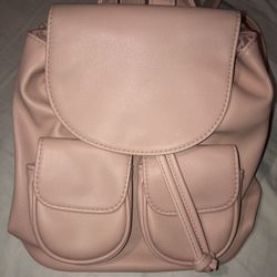 Pink backpack 
