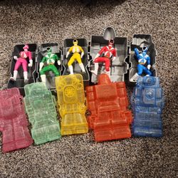 VTG 2000 Mcdonalds Saban Power Rangers Lightspeed Rescue Action Figures Toy Lot