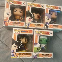 Funko  Pop Dragon Ball Z Lot