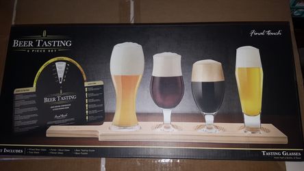 6 Piece Beer Tasting Paddle Set