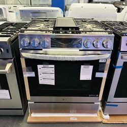 LG 6.3Cu Slide In Gas Range/Stove ,Air Fry Instaview Smart 