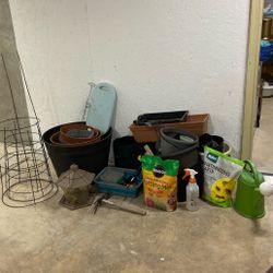 Garden Pots, Tools