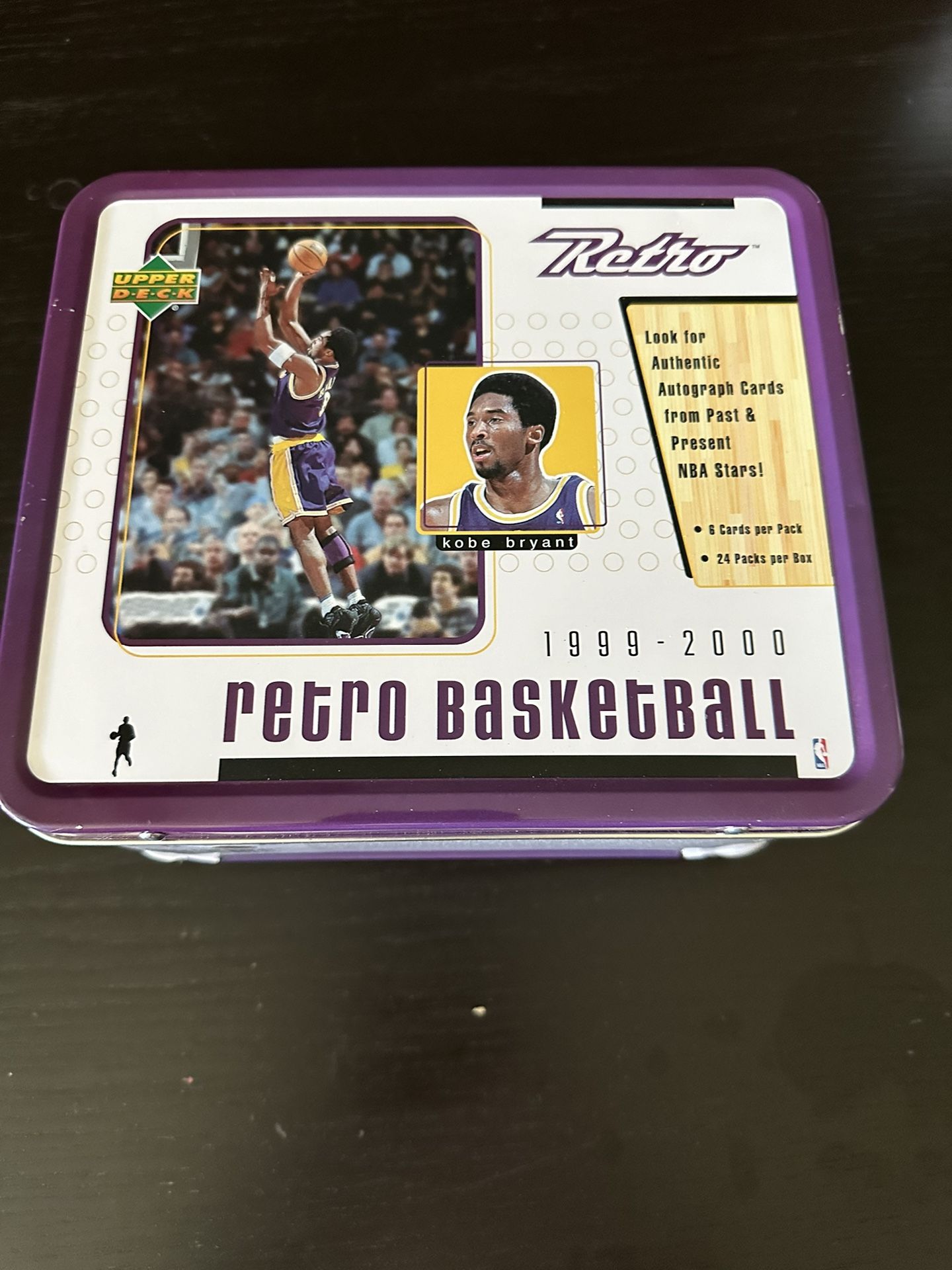 1999-00 Upper Deck Retro Basketball Metal Lunch Box Kobe Bryant “RARE"