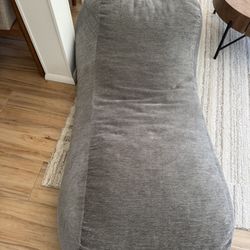 Grey Bean Bag Lounge Chair