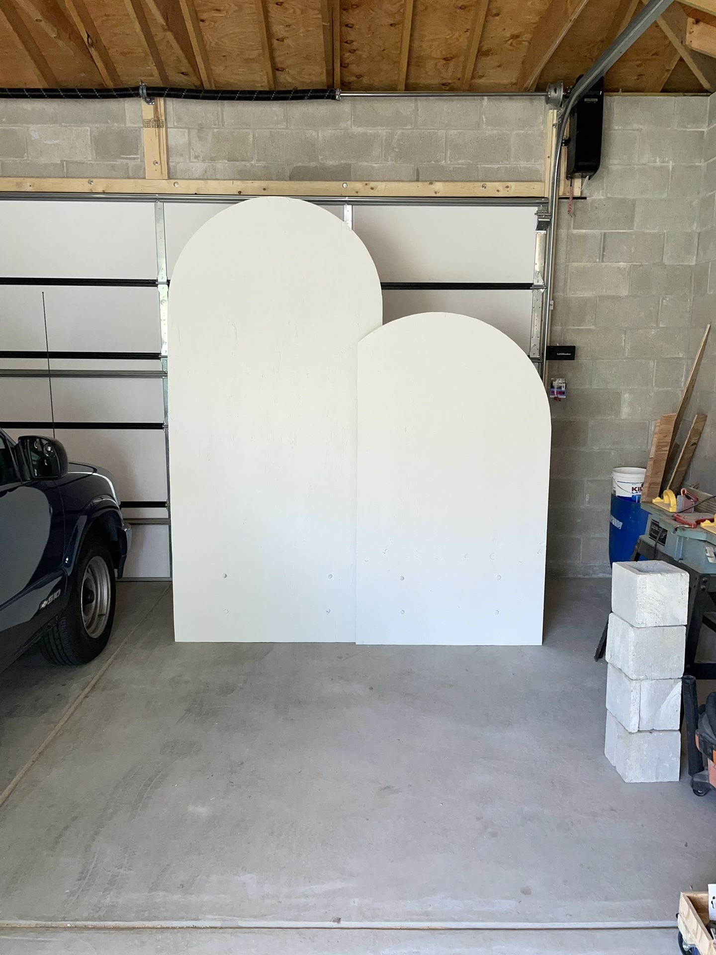 Large Wooden  Backdrop 
