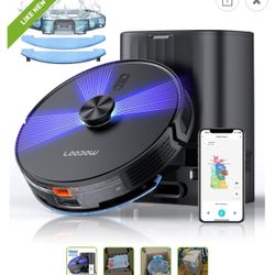 3-in-1 Robot Vacuum and Mop Combo, Self Emptying Station for 60 Days, Robotic Vacuum Cleaner with Li