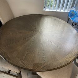 Dining Room Round Table With 4 Chairs 