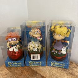 Vintage Set Of 3 Rug Rat Ornaments