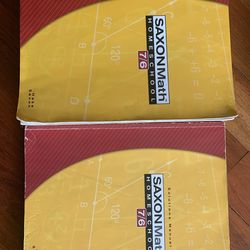 Saxon 7/6 textbook and solutions