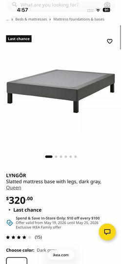 IKEA platform bed