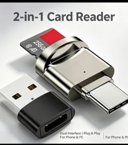 New Card Reader With USB Adapter ...