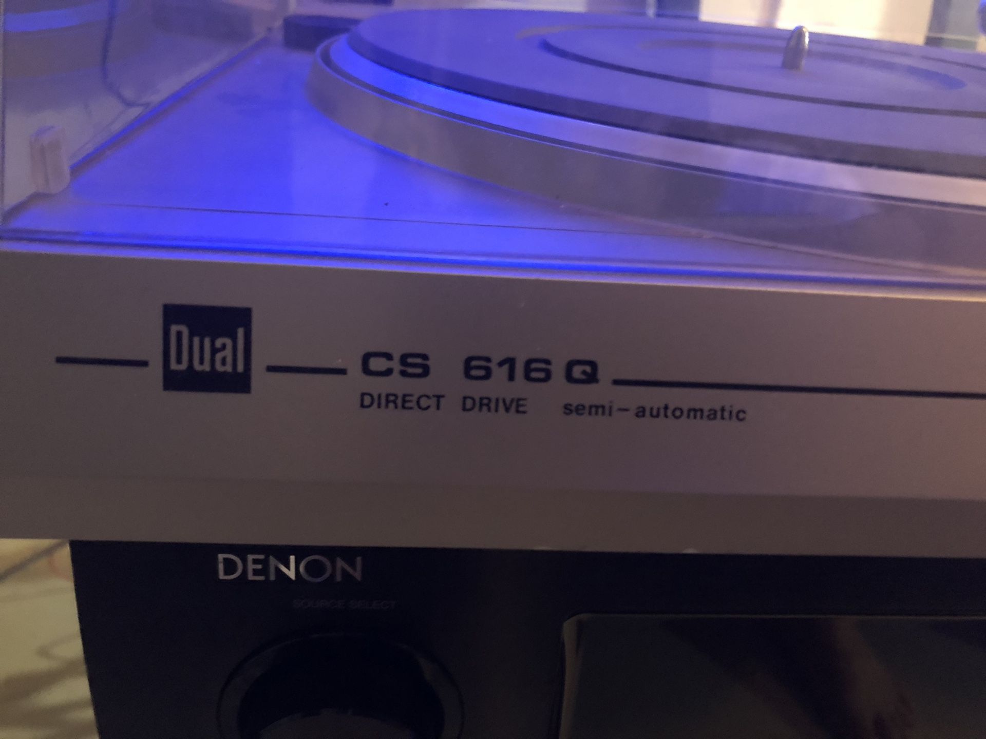 DUAL CS 616Q Vinyl turntable excellent condition fully functional