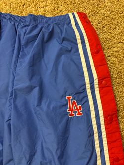VTG Holloway Los Angeles Dodgers Tear Away Breakaway Nylon Pants Size Medium