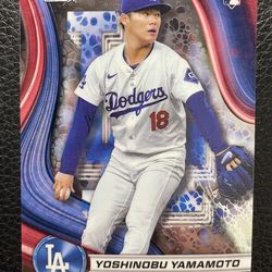 2024 Yoshinobu Yamamoto Bowman’s Best Rookie Card