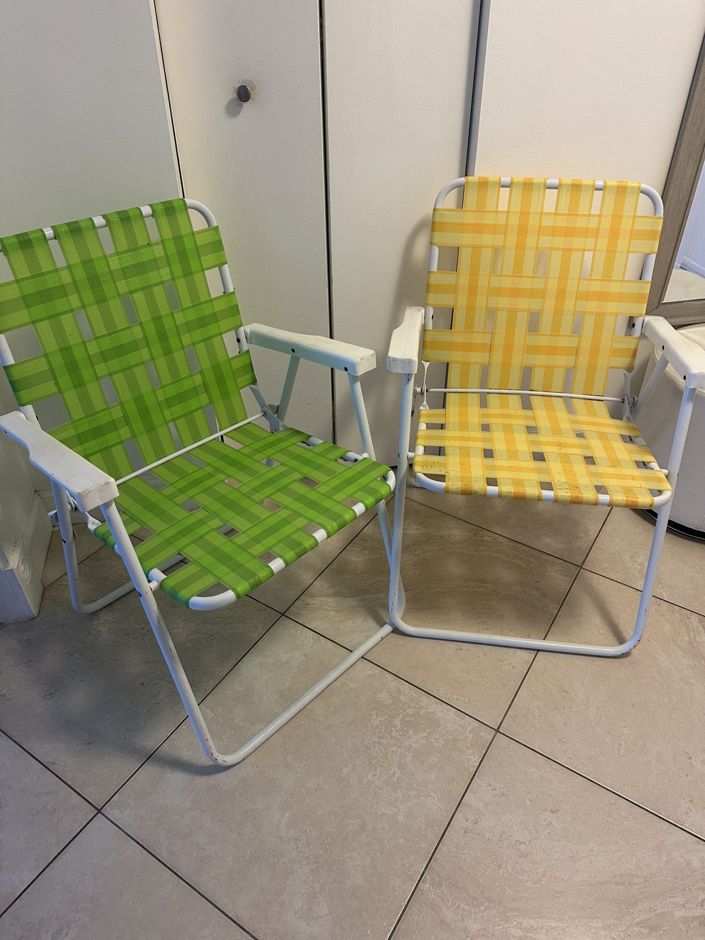 beach chairs