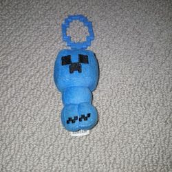 Minecraft Blue Creeper Bag Clip
