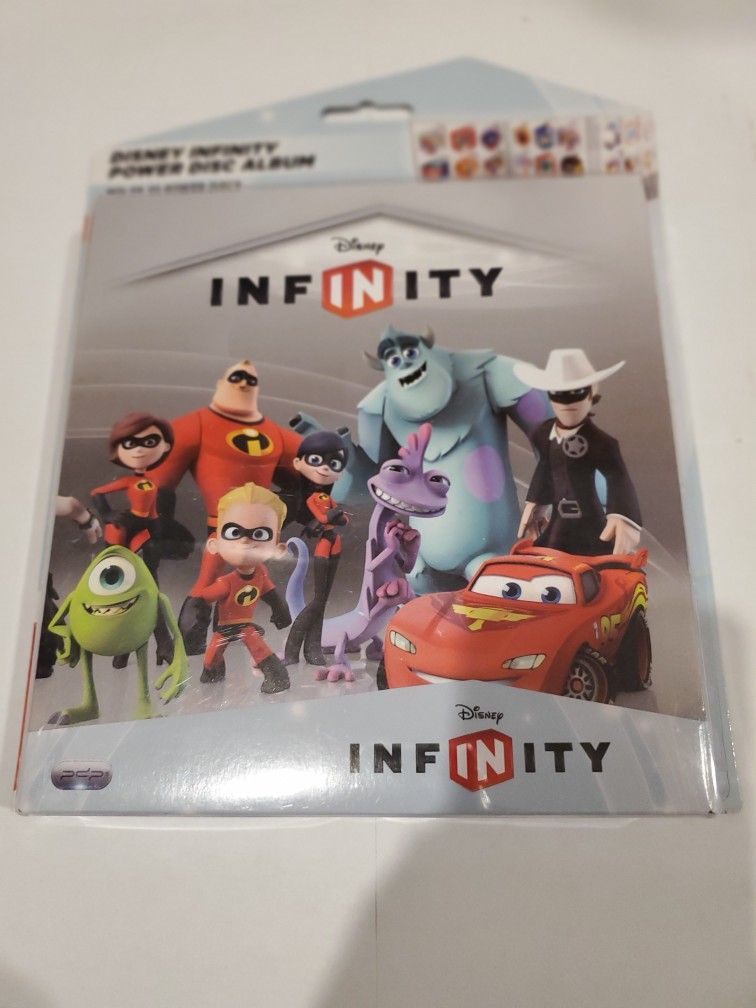 DISNEY INFINITY POWER DISC ALBUM - GREY - HOLDS 20 DISCS