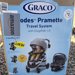 New! Graco Pramette Travel system