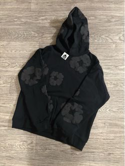 Black Denim Tear Hoodie