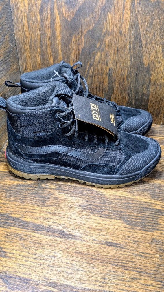 Vans Ultrarange Exo Hi MTE Black/Gum Hiking Shoes Boots Men's Size 6.5/Women's 8