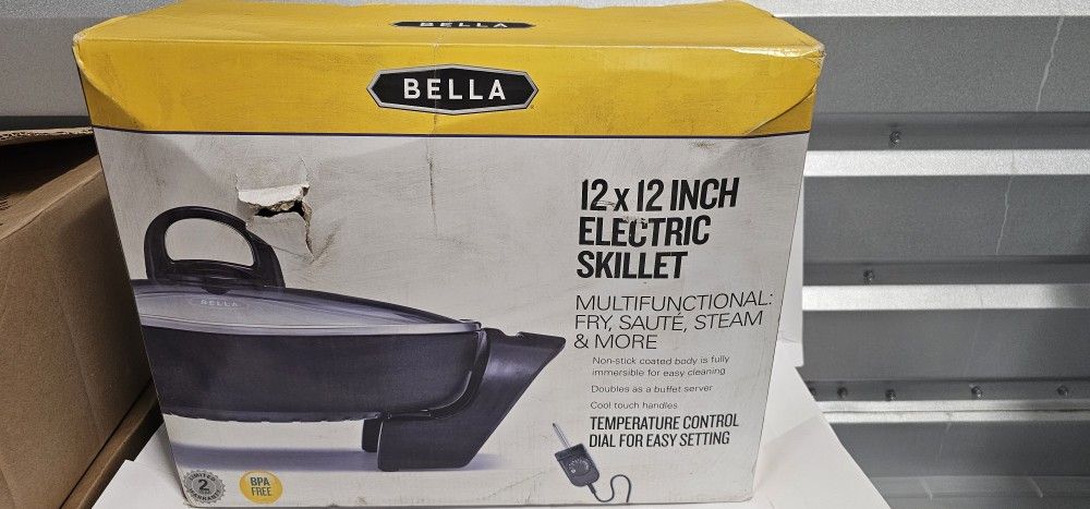 Bella Electric Skillet - Black