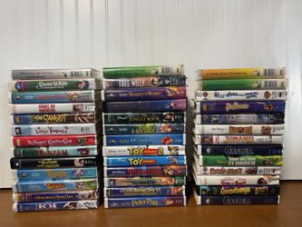 Vintage VHS Movie Lot – Disney, Classics, Cartoons – Bulk or Individual (Little Mermaid Rare)