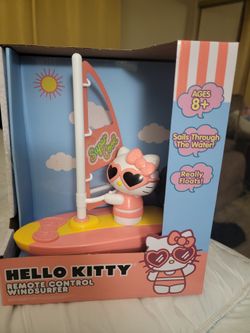 Hello kitty remote controlled windsurfer