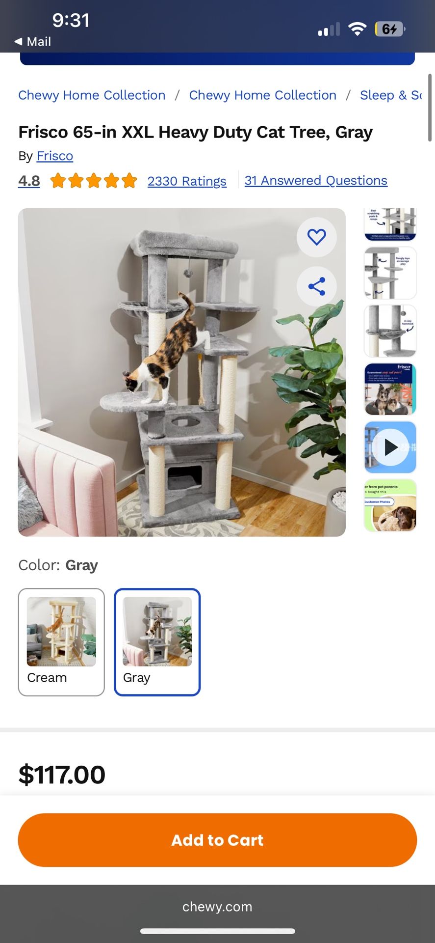 XL Cat Tree 🐱