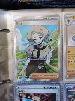 Katy And Nemona Pokemon Trainer Cards