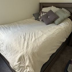 Queen Size Bed With Headboard And Frame