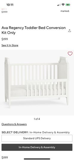 Crib Converts To Toddler Bed Pottery Barn