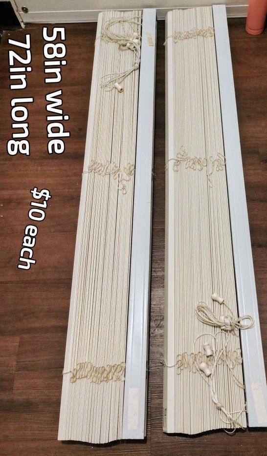 Wooden Blinds Like New 